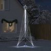 vidaXL Albero di Natale a LED 525 LED Bianco Freddo 302 cm