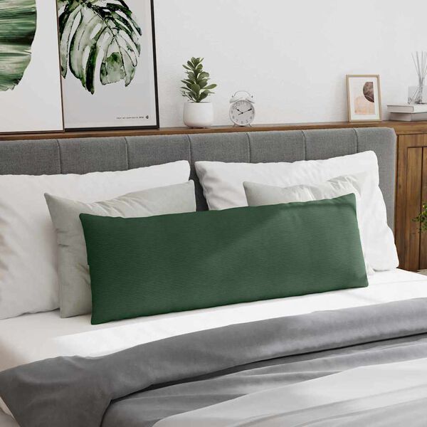 vidaXL Cuscini da Divano 2 pcs Verde Scuro 120 x 40 cm