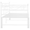 vidaXL Telaio Divano Letto Estraibile Bianco in Metallo 90x200 cm