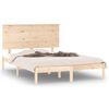 vidaXL Giroletto in Legno Massello 120x190 cm Small Double