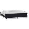 vidaXL Giroletto a Molle con Materasso Nero 180x210 cm in Velluto