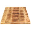 vidaXL Piano per Tavolo 140x50x2,5cm Rettangolare Legno Mango Grezzo