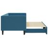 vidaXL Divano Letto con Letto Estraibile Blu 80x200 cm in Velluto