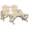 vidaXL Set Salotto da Giardino 2 pz in Legno Massello di Abete