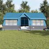 vidaXL Tenda Familiare con tetto Blu e Grigio 622 x 295 x 238 cm