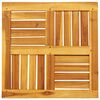 vidaXL Piano per Tavolo 50x50x2 cm Quadrato Legno Massello di Acacia
