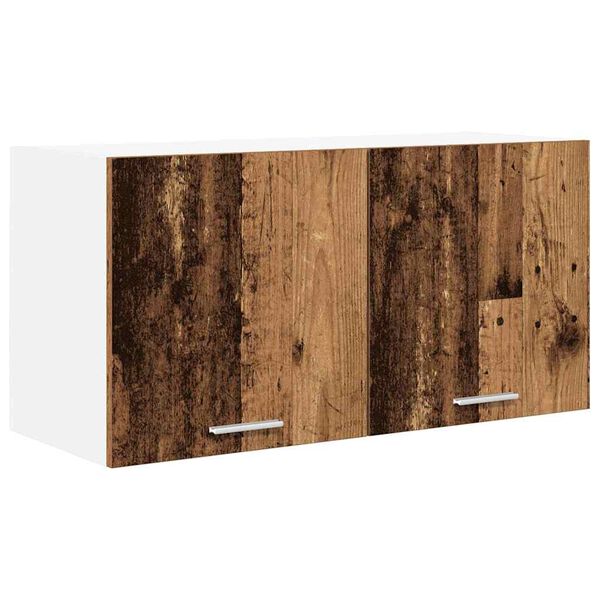 vidaXL Armadio pensile Legno vecchio 80 x 31 x 40 cm Legno multistrato