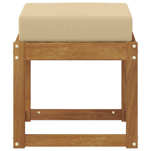 vidaXL Panca da esterno Legno di Acacia Massello Naturale