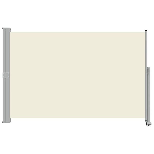 vidaXL Tenda da Sole Laterale Retrattile 160 x 300 cm Crema