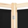vidaXL Divisorio a 6 Pannelli Nero 240x170x4 cm in Tessuto