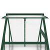 vidaXL Telaio Serra con Base Verde 169x58x195 cm in Alluminio