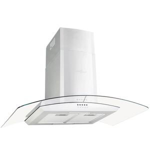 vidaXL Cappa Aspirante a Muro 90 cm Acciaio Inossidabile 756 m&sup3;/h LED