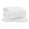 vidaXL Duvet Estivo con cuscino 2 pz Bianco Microfibra