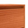 vidaXL Credenza Rovere Marrone 111 x 34 x 75 cm Pino massello