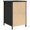 vidaXL Armadio da Notte Rovere Nero 40 x 42 x 60 cm Legno multistrato