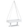 vidaXL Albero di Natale in metallo KUOPIO 60 cm Acciaio Bianco