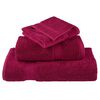 vidaXL Asciugamani per ospiti Premium SOLUND 10 pz Bordeaux 30x50 cm 600 g/m&sup2;