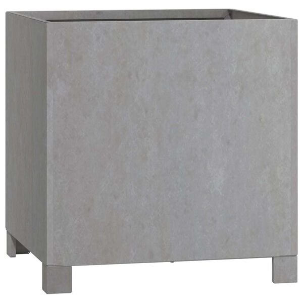 vidaXL Fioriere con Gambe 2pz Ruggine 40x40x40 cm Acciaio Corten