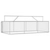 vidaXL Gabbia per Cani da Esterno con Tetto 400x200x150 cm