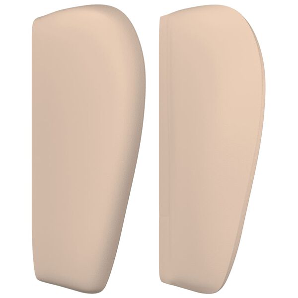 vidaXL Testiera ad Orecchio Cappuccino 163x23x78/88 cm in Similpelle