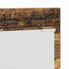 vidaXL Appendiabiti a muro con specchio Legno vecchio 90 x 10 x 50 cm