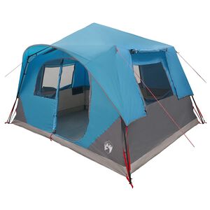 vidaXL Tenda Istantanea Blu 365 x 380 x 200 cm Poliestere e Acciaio