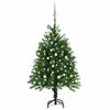 vidaXL Albero di Natale Preilluminato con Palline Verde 120 cm