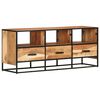 vidaXL Mobile Porta TV 110x30x45 cm in Legno Massello di Acacia