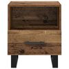 vidaXL Armadio da Notte con cassetto Legno vecchio 40 x 35 x 47,5 cm