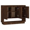 vidaXL Credenza Rovere Fumo 97x31x75 cm in Truciolato