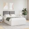 vidaXL Letto con Testiera Rivestita Grigio chiaro 120 x 190 cm