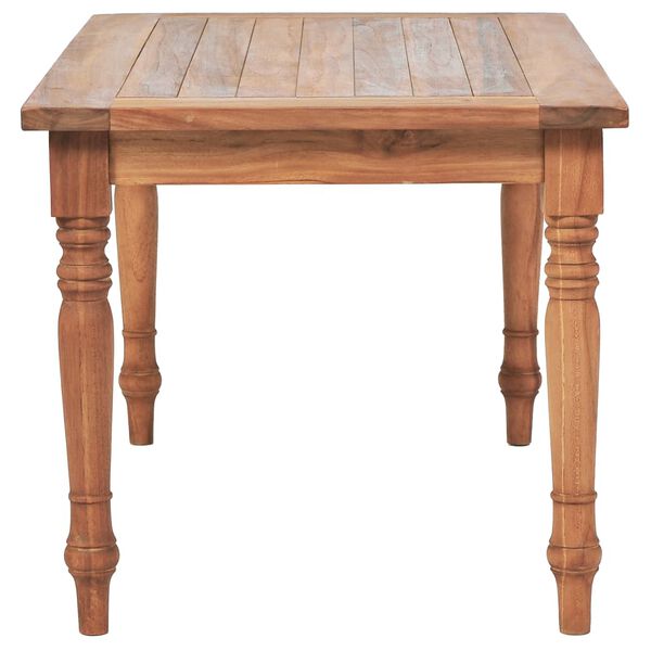 vidaXL Tavolino da Salotto Batavia in Legno di Teak 90x50x45 cm