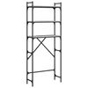 vidaXL Scaffale per Lavatrice Grigio Sonoma 67x25x163 cm Multistrato