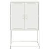 vidaXL Credenza Bianca 68,5x38,5x107 cm in Acciaio