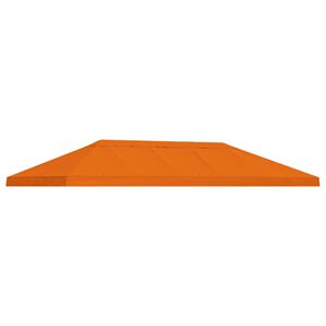 vidaXL Copertura Tenda Gazebo 6 x 3 m Arancione Poliestere 190