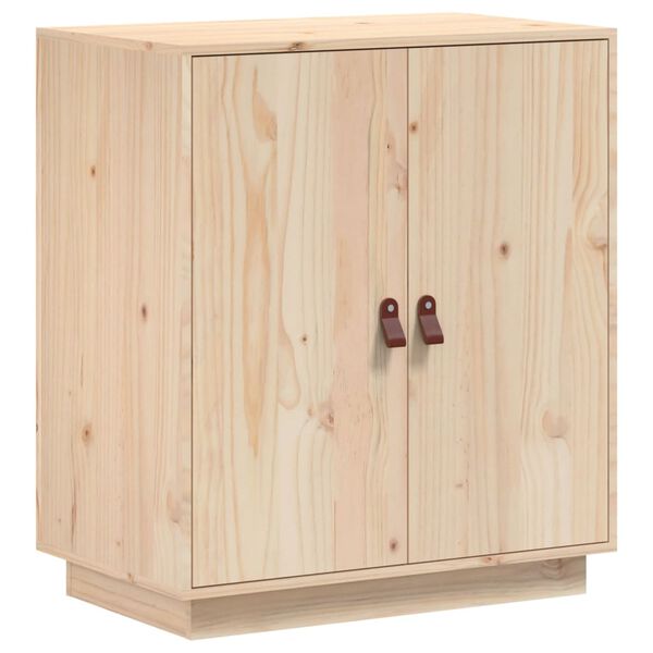 vidaXL Credenza 65,5x40x75 cm in Legno Massello di Pino