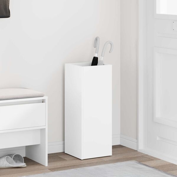 vidaXL Supporto per Ombrellone Bianco 25 x 24,5 x 64 cm