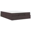 vidaXL Struttura letto con materasso 2 pz Tanno Tessuto