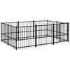 vidaXL Gabbia per Cani da Esterno in Acciaio 5,63 m&sup2;