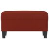 vidaXL Panca Rosso Vino 70x35x41 cm in Similpelle