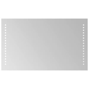 vidaXL Specchio da Bagno con Luci LED 50x30 cm