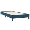 vidaXL Letto a Molle senza Materasso Blu Scuro 100x220 cm in Velluto