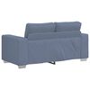 vidaXL Divano Divanetto Blu 160x77x82 cm Tessuto di Velluto a Coste
