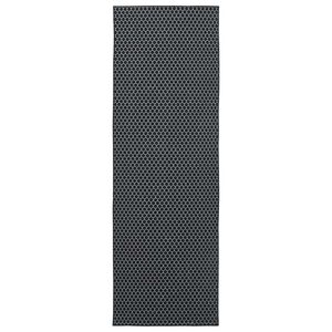 vidaXL Runner Tappeto ORIZ 1150 gsm Motivo in rete nera