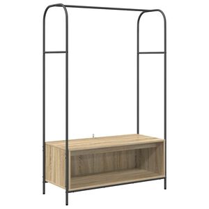 vidaXL Stendibiancheria Rovere Marrone 100 x 44 x 160 cm