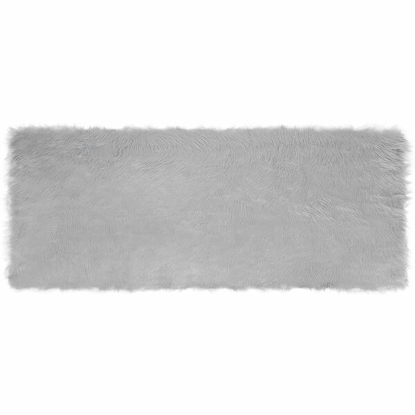 vidaXL Tappeto Pecora Tafalla Grigio 80 x 200 cm Poliestere