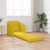 vidaXL Divano letto Giallo 65 x 80 x 83 cm Velluto
