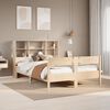 vidaXL Letto Libreria senza Materasso 140x190 cm in Legno di Pino