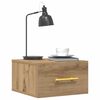 vidaXL Armadio da Notte rovere artigianale 35 x 35 x 20 cm