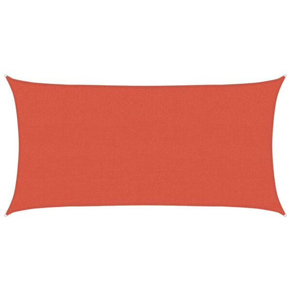vidaXL Vela Parasole 160 g/m&sup2; Terracotta 2x3,5 m in HDPE